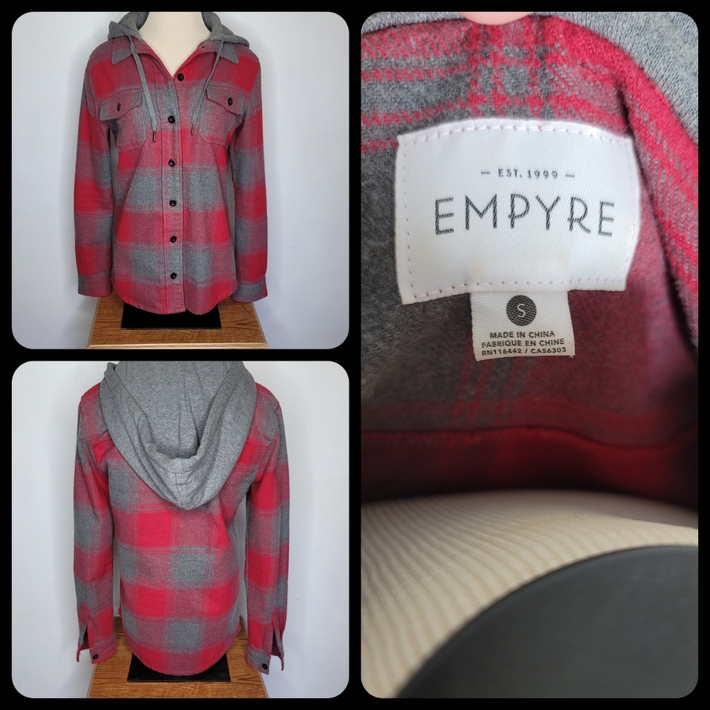 NWOT Empire Flannel Womens Jacket